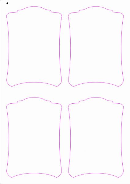 Weinflaschenetiketten 90x130 mm, DIN A4, Papier oder PE-Folie, weiss, matt, permanent klebend - SE70-09212P