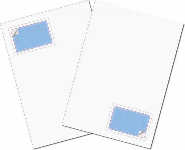 Gather Magnet Karte - Briefbogen mit Integrierter Karte 85x54mm