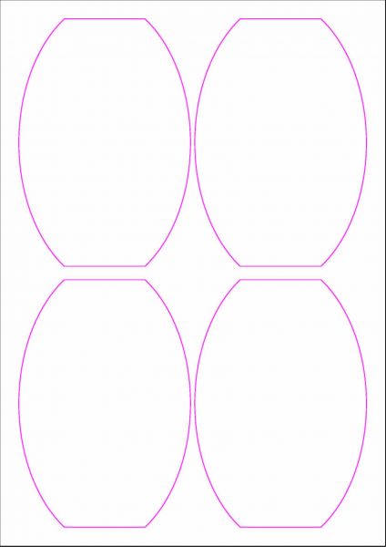 Weinflaschenetiketten 90x135 mm, DIN A4, Papier oder PE-Folie, weiss, matt, permanent klebend - SE70-09202P