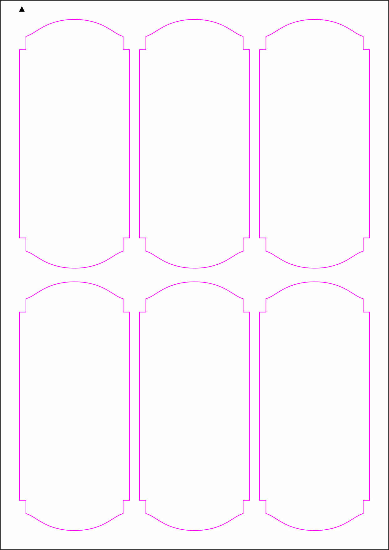 Etiketten für Weinflaschen - Weinflaschenetiketten 60x135 mm, DIN A4