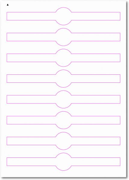 Siegel-Etiketten zum Selbergestalten und ausdrucken, 190x330 mm, DIN AA, blanko, weiss, matt, permanent klebend - SE70-35020