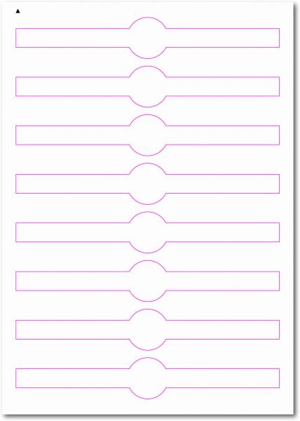 Siegel-Etiketten zum Selbergestalten und ausdrucken, 190x330 mm, DIN AA, blanko, weiss, matt, permanent klebend - SE70-35020