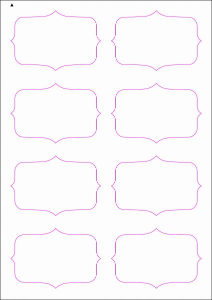 Weinflaschenetiketten 90x60 mm, DIN A4, Papier oder PE-Folie, weiss, matt, permanent klebend - SE70-09603P