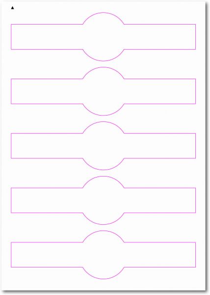 Siegel-Etiketten zum Selbergestalten und ausdrucken, 190x50 mm, DIN AA, blanko, weiss, matt, permanent klebend - SE70-35000