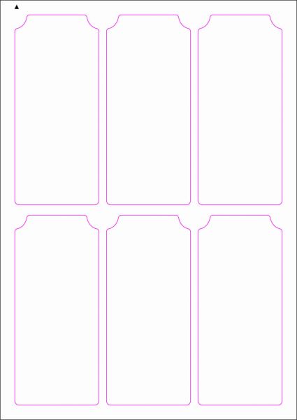 Weinflaschenetiketten 60x135 mm, DIN A4, Papier oder PE-Folie, weiss, matt, permanent klebend - SE70-09407P