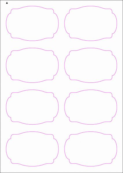 Weinflaschenetiketten 90x60 mm, DIN A4, Papier oder PE-Folie, weiss, matt, permanent klebend - SE70-09604P