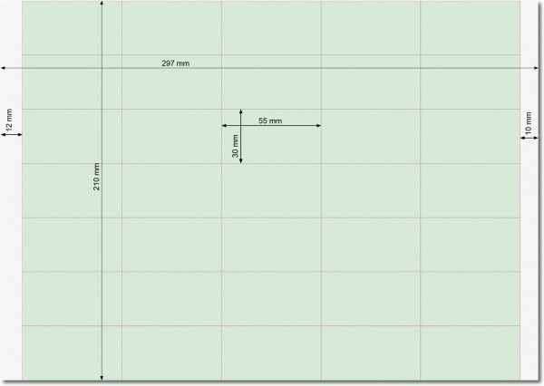 Biermarken / Wertmarken 55 x 30 mm zum selber drucken, Blanko A4 Bogen, 35 Stück