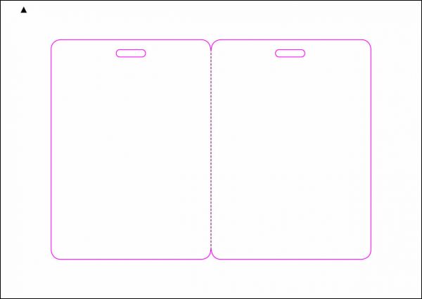 Zugangsausweis-Etiketten 80x110 mm, DIN A5, weiss, matt, permanent klebend - SE70-15515P